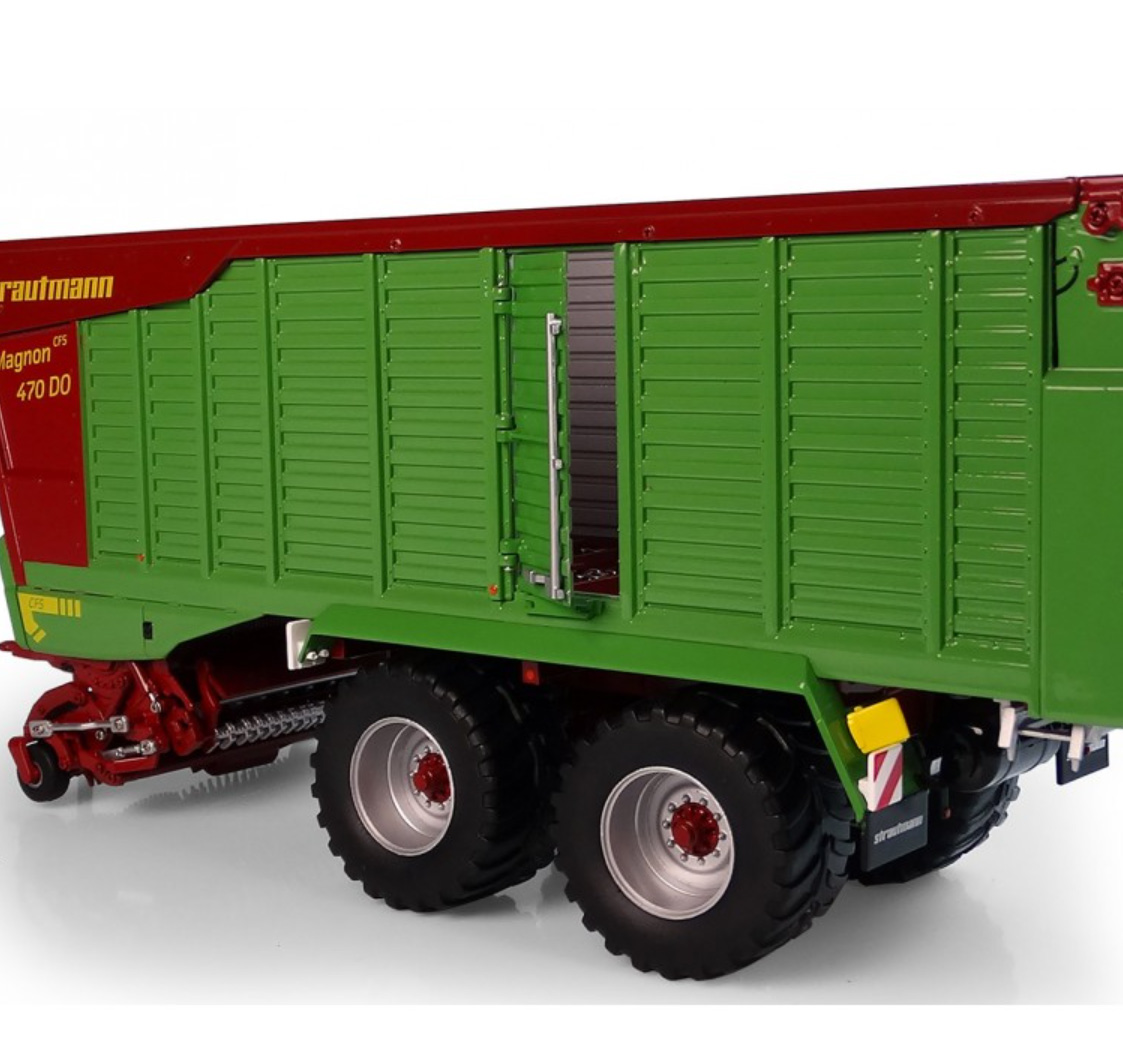 UH 1:32 Ratio Alloy Forage Forage Tractor Trailer Model Simulation Agricultural Machinery Diecast Car Adult Collection Ornaments