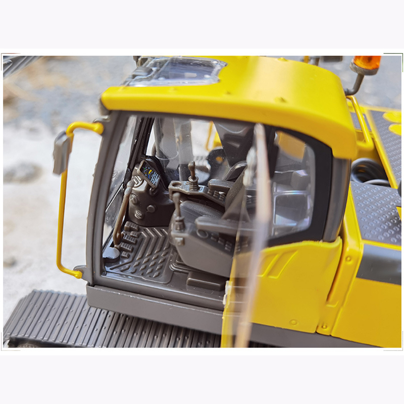 EC3500 Large Excavator 1:35 Simulation Alloy Excavator Engineering Vehicle Model Collection Static Ornaments Adult Gift Display