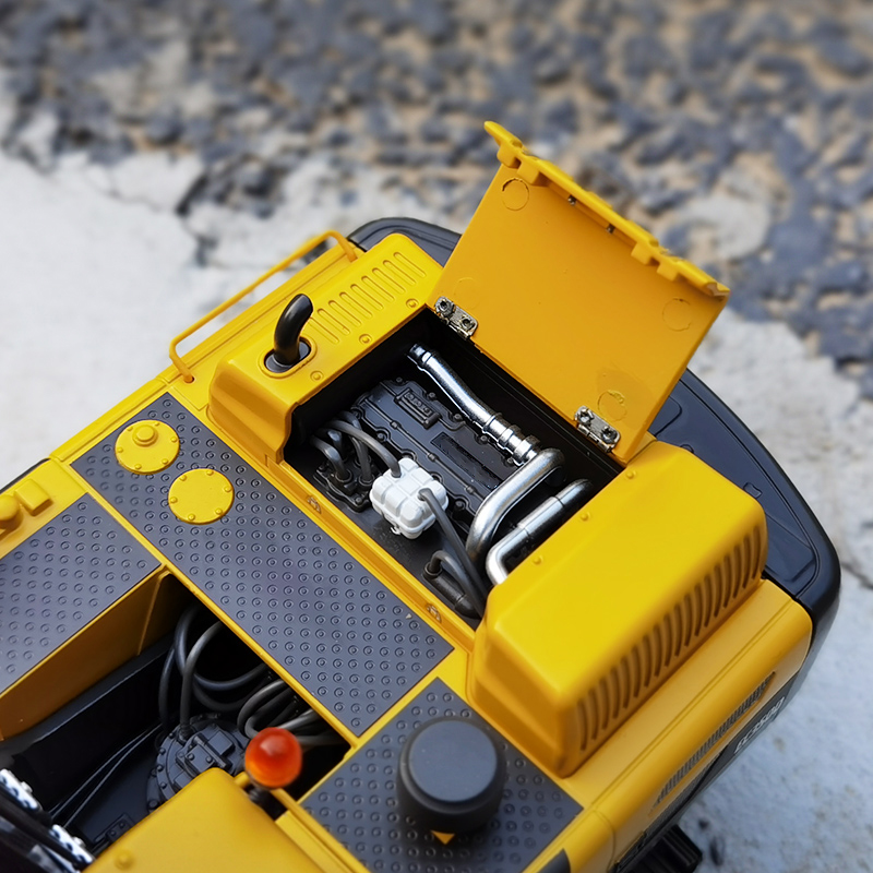 EC3500 Large Excavator 1:35 Simulation Alloy Excavator Engineering Vehicle Model Collection Static Ornaments Adult Gift Display