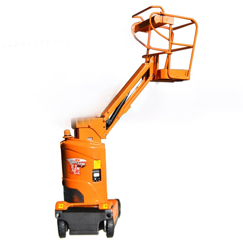 Engineering Vehicle Model 1:40 Scale GTBZ24S Self-propelled Straight Arm Aerial Work Platform Alloy Mechanical Die-cast Toy Gift