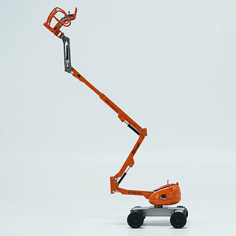Engineering Vehicle Model 1:40 Scale GTBZ24S Self-propelled Straight Arm Aerial Work Platform Alloy Mechanical Die-cast Toy Gift