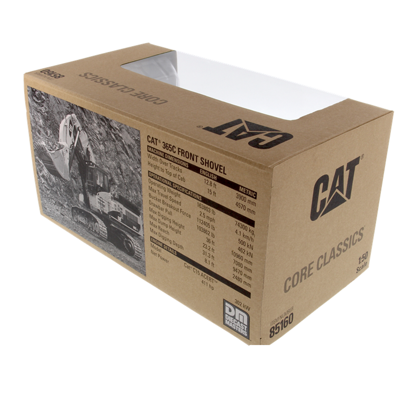 Kids Toy Alloy Construction Vehicle Excavator Toy Model 1:50 Cat 365C Front Shovel Excavator Fan Gift Collection Souvenir 85160