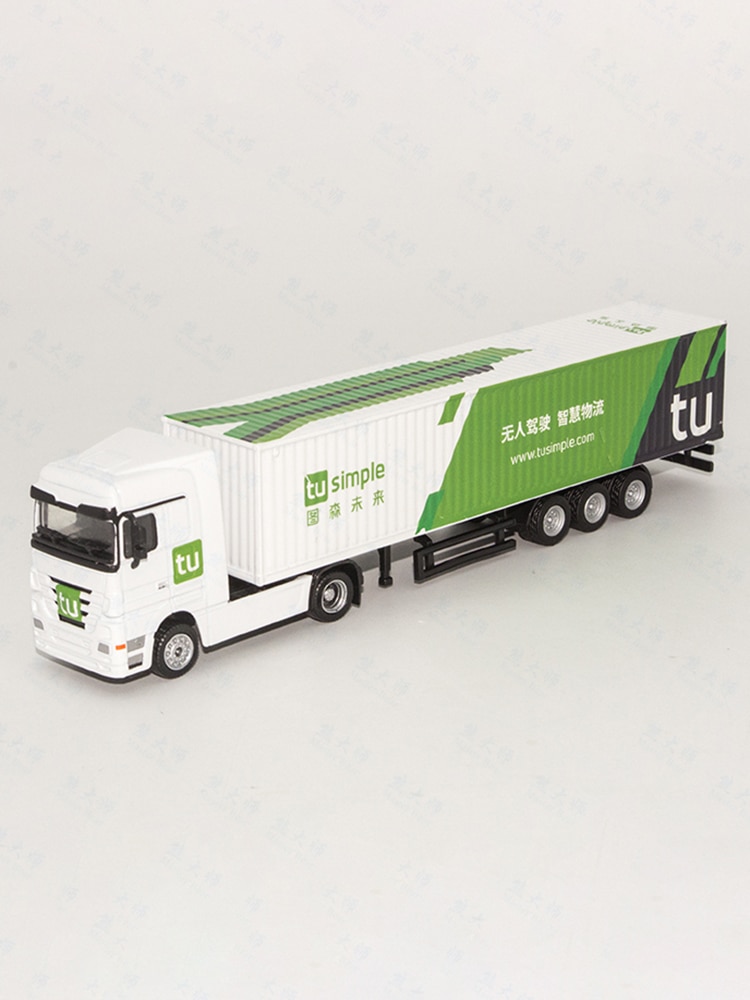 1/87 Scale Smart Logistics Container Truck Box-type Truck Engineering Transport Car With Alloy Die-casting Vehicle Model Display 1/87 Scale Smart Logistics Container Truck Box-type Truck Engineering Transport Car With Alloy Die-casting Vehicle Model Display