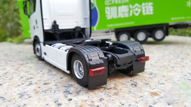 1:43 Scale Scania S500 Refrigerator Container Container Truck Simulation Alloy Die-casting Trailer Model Express Car Collection 1:43 Scale Scania S500 Refrigerator Container Container Truck Simulation Alloy Die-casting Trailer Model Express Car Collection