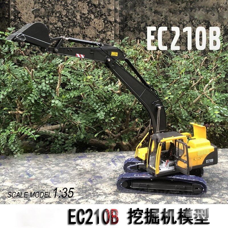 1/50 Scale EC290C 210B Simulation Alloy Hydraulic Excavator Adult Toy Engineering Vehicle Die-casting Model Child Christmas Gift 1/50 Scale EC290C 210B Simulation Alloy Hydraulic Excavator Adult Toy Engineering Vehicle Die-casting Model Child Christmas Gift