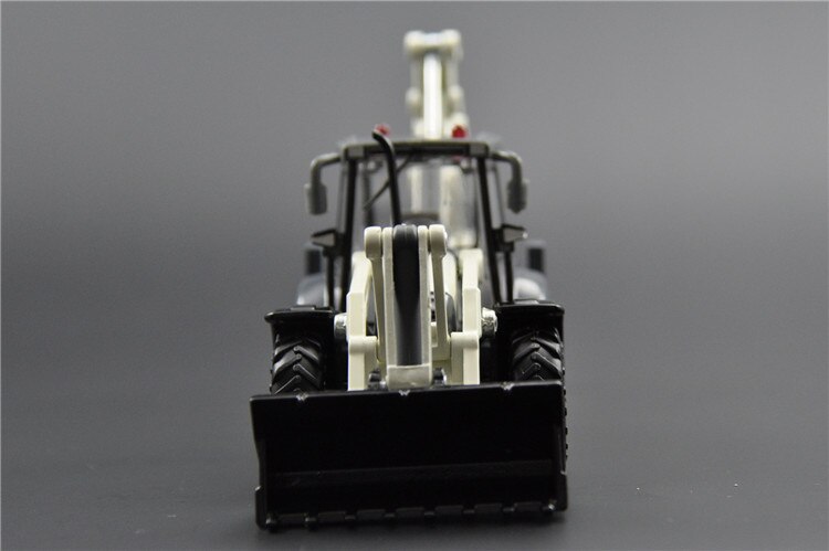 Diecast 1/50 Scale Two-way Forklift Excavator Alloy Engineering Vehicle Model Metal Children's Toy Forklift Car Fan Gift For Boy