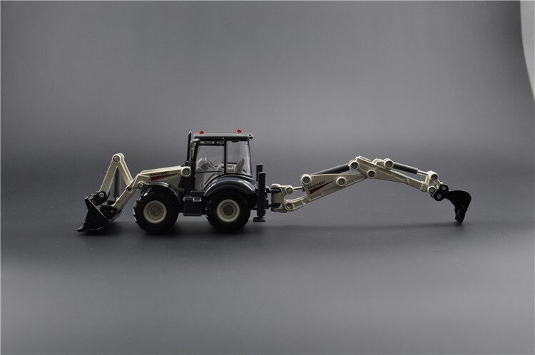 Diecast 1/50 Scale Two-way Forklift Excavator Alloy Engineering Vehicle Model Metal Children's Toy Forklift Car Fan Gift For Boy