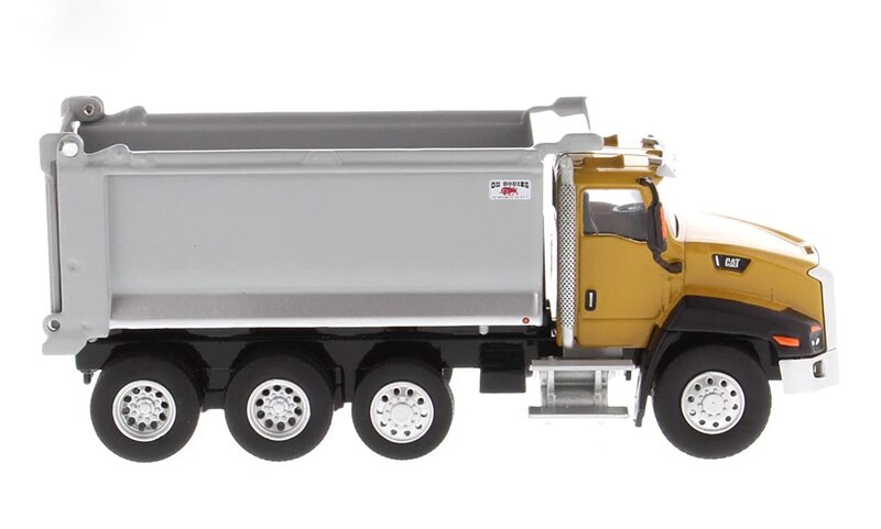 DM CAT CT660 1:64 Scale Pillar Dump Truck Construction Truck Model Boy Gift Die-cast Alloy Toy Car Model Display 85633