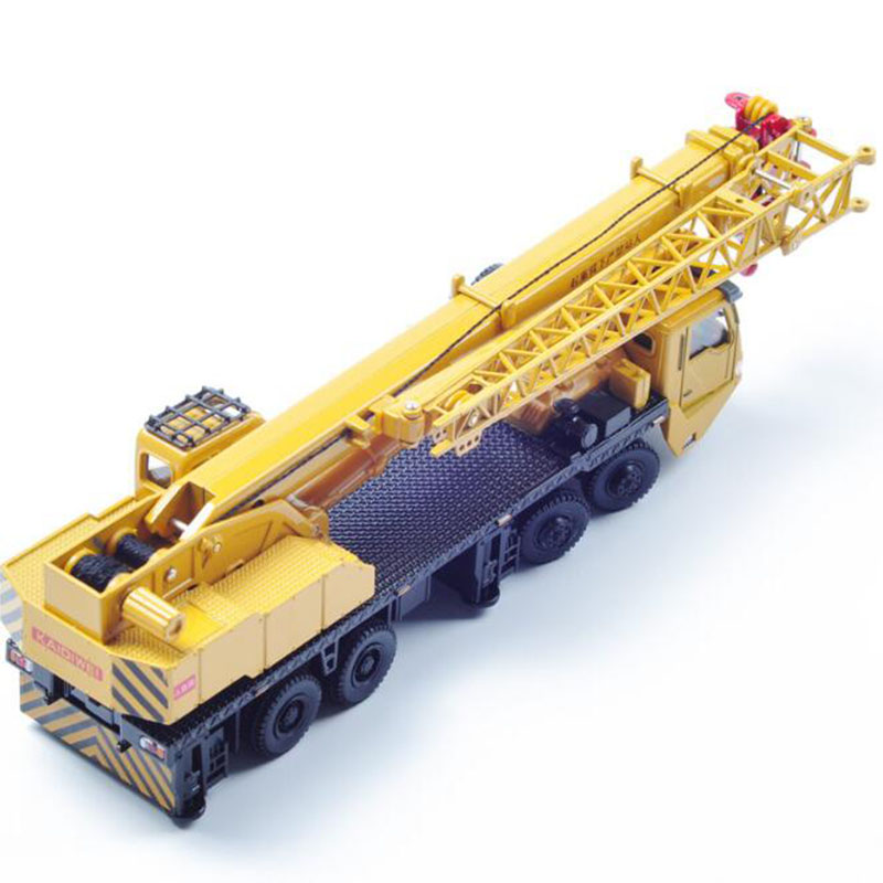Diecast Metal 1:55 Scale Engineering Crane Vehicles Alloy Car Models Toys Hoisting Hoist Lifter Machine Truck Gift for Children