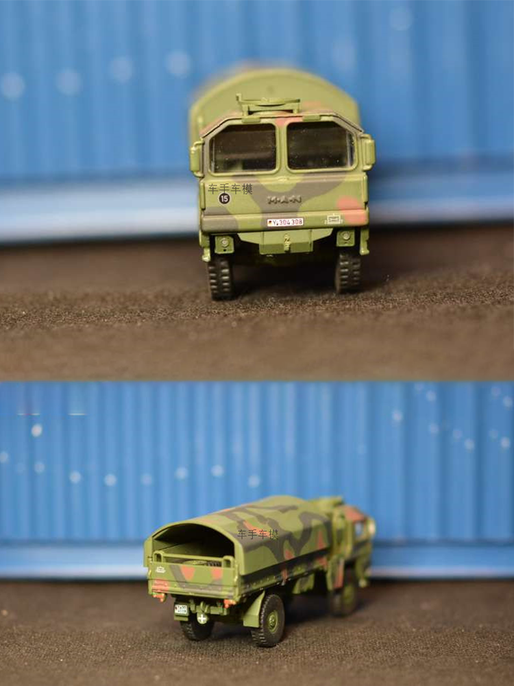 1/87 Scale Army Transportation Truck Simulation Alloy Die-casting Engineering Truck Collection Static Ornaments Decorations 1/87 Scale Army Transportation Truck Simulation Alloy Die-casting Engineering Truck Collection Static Ornaments Decorations