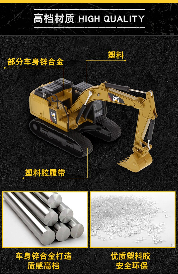 CAT 320F L 1:64 Hydraulic Excavator Simulation Alloy Engineering Vehicle Model Collection Decoration Children Toy Gifts Display CAT 320F L 1:64 Hydraulic Excavator Simulation Alloy Engineering Vehicle Model Collection Decoration Children Toy Gifts Display