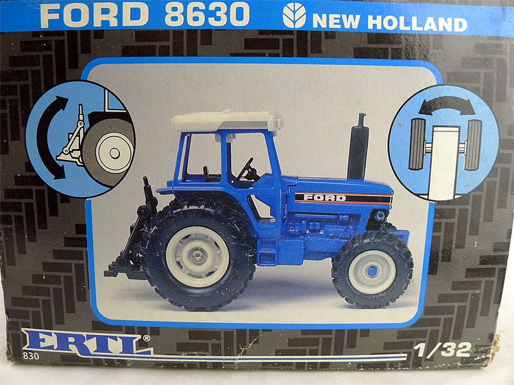 Holland 8630 1/32 Scale Alloy Simulation Tractor Agricultural Vehicle Construction Truck Model ERTL Gift Collection Decoration