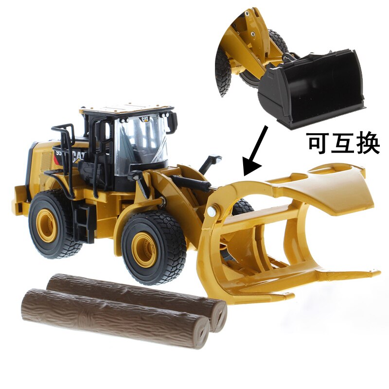 CAT950M 1:64 Scale Wheel Loader Wood Forklift Metal Model Alloy Simulation Construction Machinery Vehicle Gift Souvenir CAT950M 1:64 Scale Wheel Loader Wood Forklift Metal Model Alloy Simulation Construction Machinery Vehicle Gift Souvenir