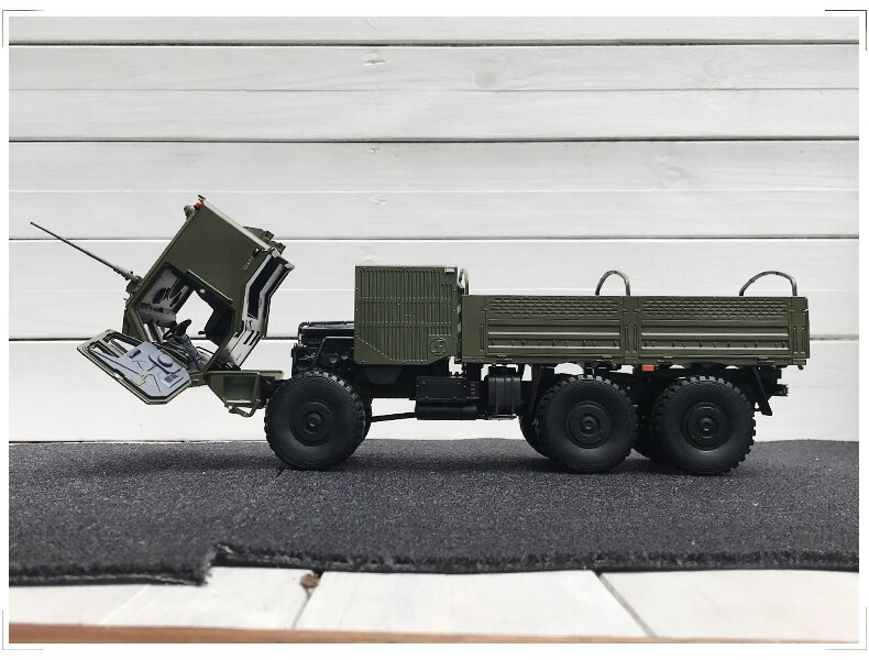 Shaanxi Automobile Military Vehicle Delong SX2220 Die-cast 1:24 Simulation Alloy Car Off-road Army Truck Troop Carrier Model