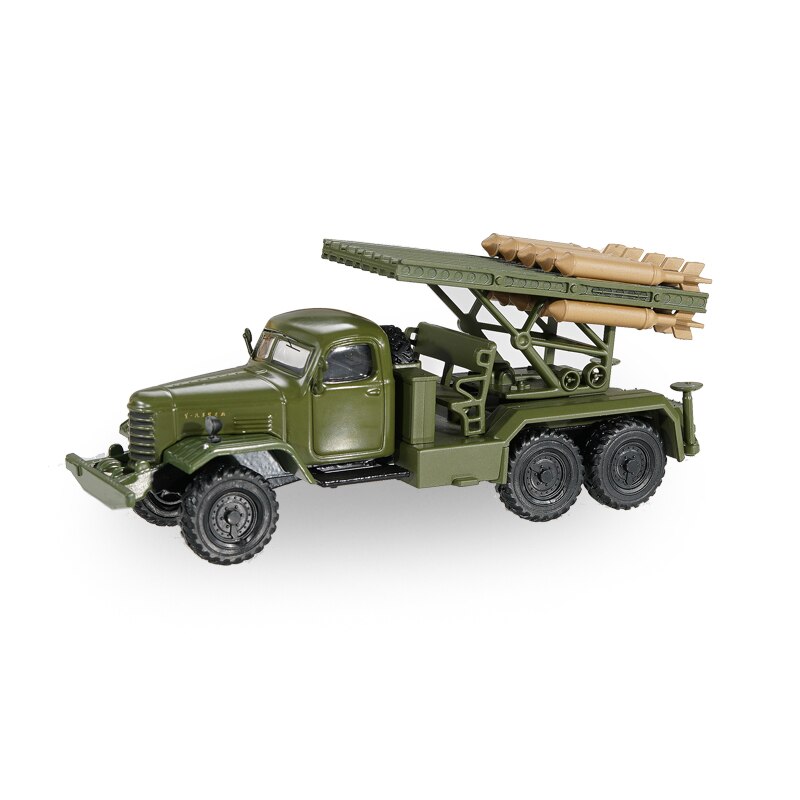Diecast 1/64 Scale Car Model Simulation Alloy Car Chinese People's Liberation Army Truck No. 100 74 Type Mine Car Toy Collection