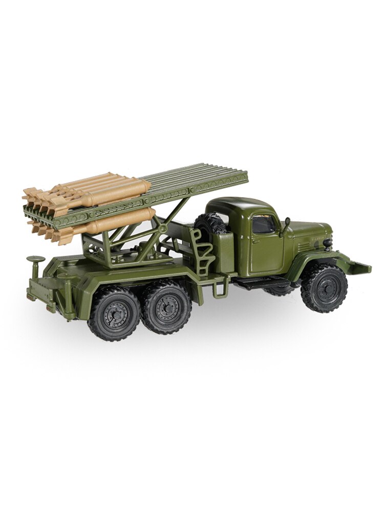Diecast 1/64 Scale Car Model Simulation Alloy Car Chinese People's Liberation Army Truck No. 100 74 Type Mine Car Toy Collection