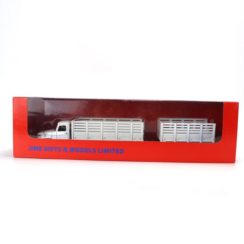 Alloy Transport Truck 1/50 Scale Double Trailer Container Truck Classic Model Car Static Collection Gift Decoration Alloy Transport Truck 1/50 Scale Double Trailer Container Truck Classic Model Car Static Collection Gift Decoration