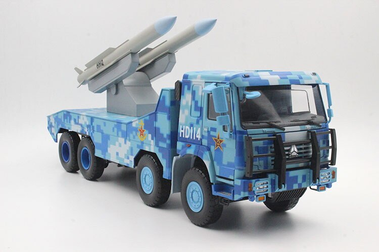 Sinotruk Original 1:24 Scale Missile Parade Military Vehicle Model Simulation Alloy Truck Collection Static Decoration Ornaments Sinotruk Original 1:24 Scale Missile Parade Military Vehicle Model Simulation Alloy Truck Collection Static Decoration Ornaments