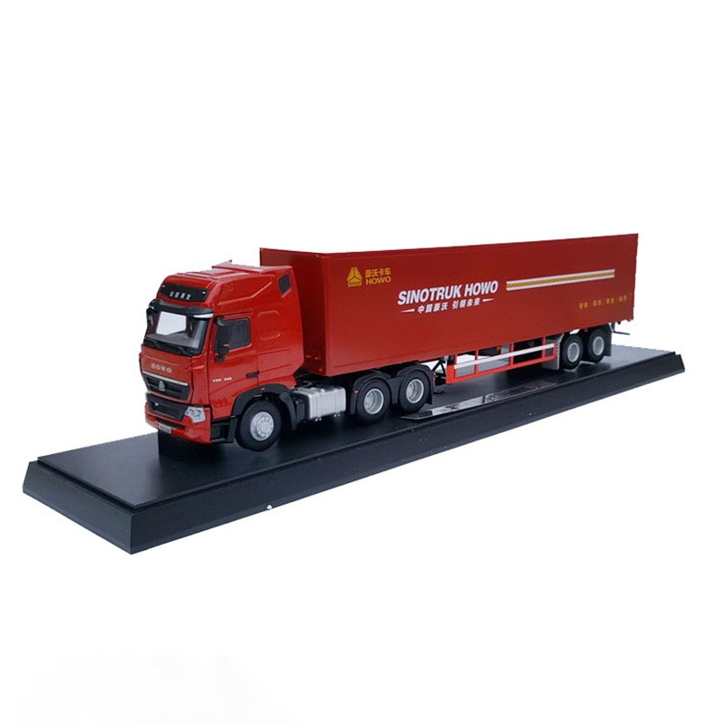 Die-casting 1:36 Scale Sinotruk HOWO T7H HContainer Container Integrated Card Simulation Alloy Collection Truck Model Toys Car Die-casting 1:36 Scale Sinotruk HOWO T7H HContainer Container Integrated Card Simulation Alloy Collection Truck Model Toys Car