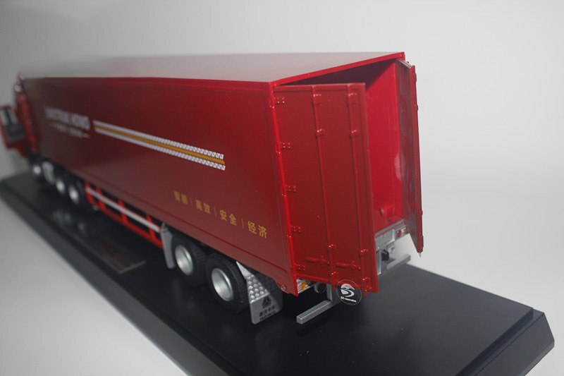 Die-casting 1:36 Scale Sinotruk HOWO T7H HContainer Container Integrated Card Simulation Alloy Collection Truck Model Toys Car Die-casting 1:36 Scale Sinotruk HOWO T7H HContainer Container Integrated Card Simulation Alloy Collection Truck Model Toys Car