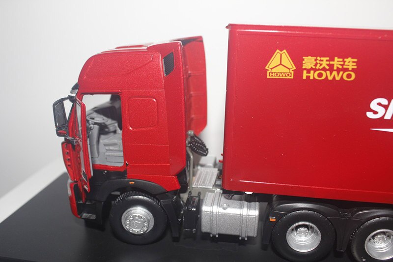 Die-casting 1:36 Scale Sinotruk HOWO T7H HContainer Container Integrated Card Simulation Alloy Collection Truck Model Toys Car Die-casting 1:36 Scale Sinotruk HOWO T7H HContainer Container Integrated Card Simulation Alloy Collection Truck Model Toys Car