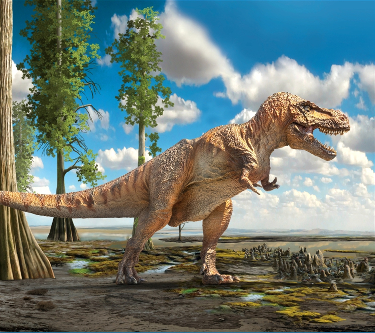 PNSO Tyrannosaurus Rex Wilson Figure T-Rex Jurassic Tyrannosauridae Dinosaur Model Animal Collection Gift for Kids Adult