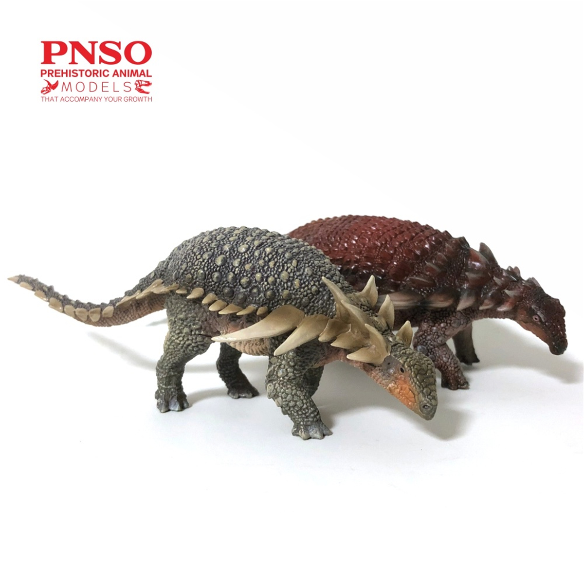 PNSO Sauropelta Figure Nodosauridae Model Dinosaur Model Collector Animal Adult Kids Toy Christmas Birthday Gift