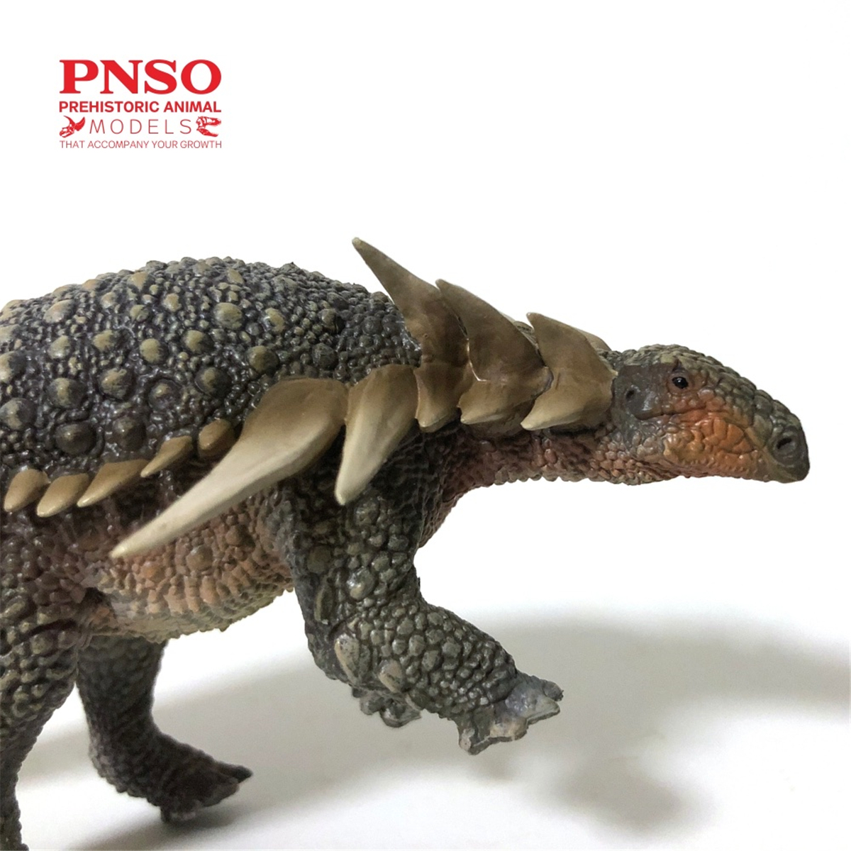 PNSO Sauropelta Figure Nodosauridae Model Dinosaur Model Collector Animal Adult Kids Toy Christmas Birthday Gift