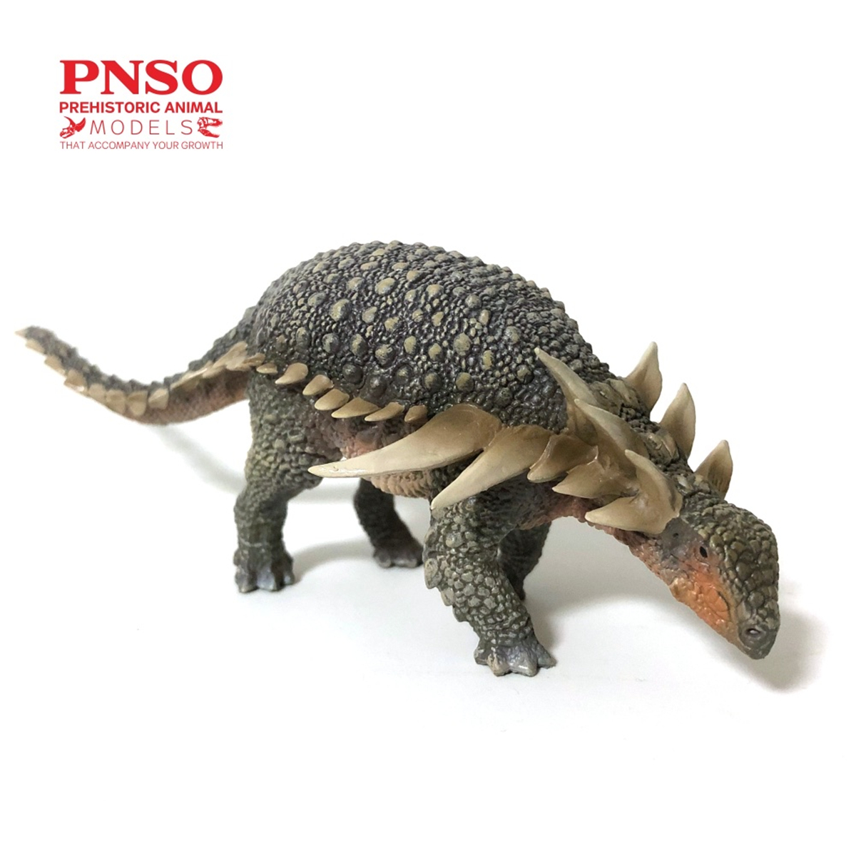 PNSO Sauropelta Figure Nodosauridae Model Dinosaur Model Collector Animal Adult Kids Toy Christmas Birthday Gift