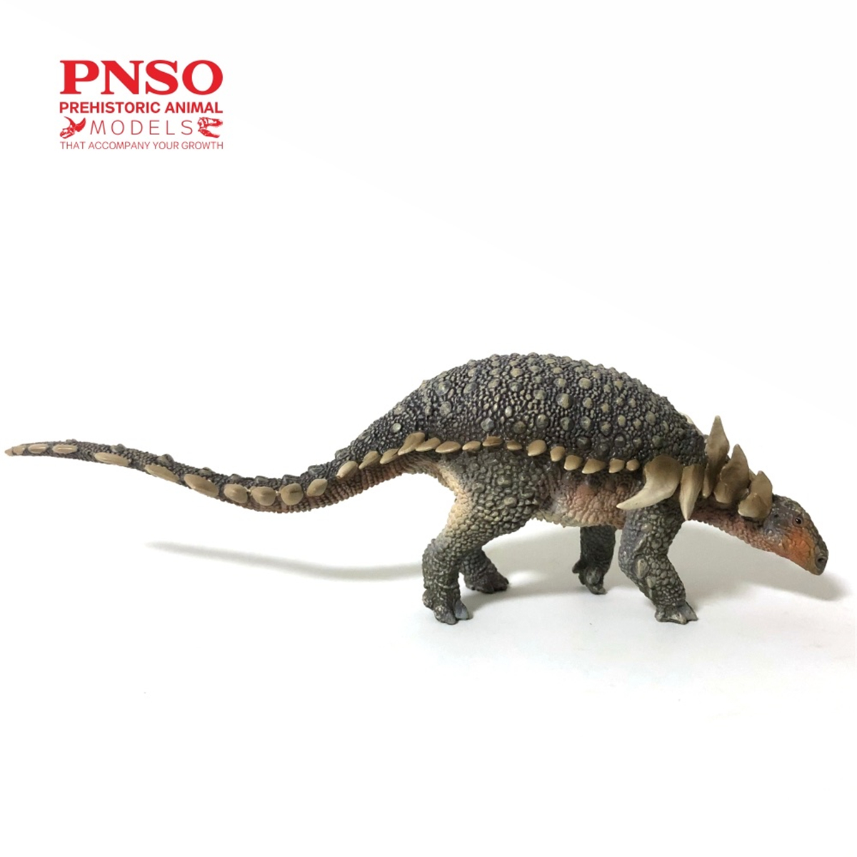PNSO Sauropelta Figure Nodosauridae Model Dinosaur Model Collector Animal Adult Kids Toy Christmas Birthday Gift