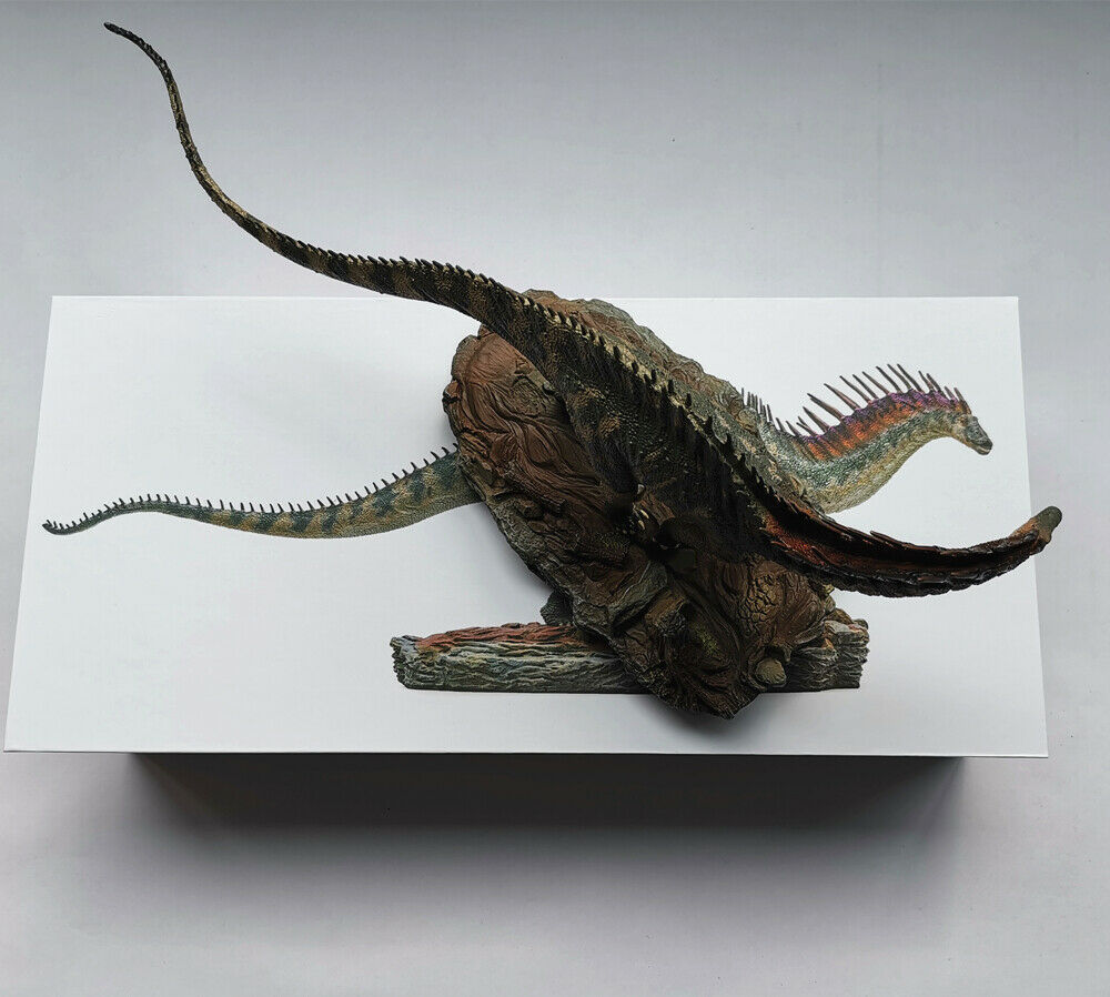 PNSO 1:35 Amargasaurus Cazaui Figure Dicraeosauridae Dinosaur Animal Model Adult Kids Collection Toys Gift Home Decor