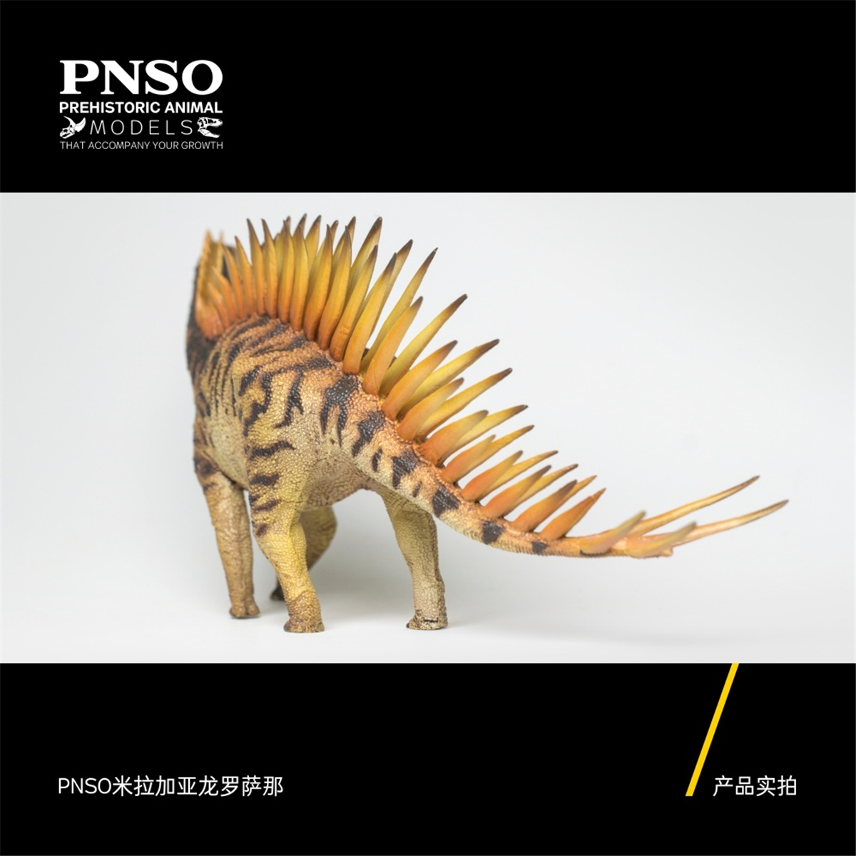 PNSO Miragaia Rosana Figure Stegosauria Stegosaurus Dinosaur Model Collector Animal Adult Kids Toy Christmas Birthday Gift 2020