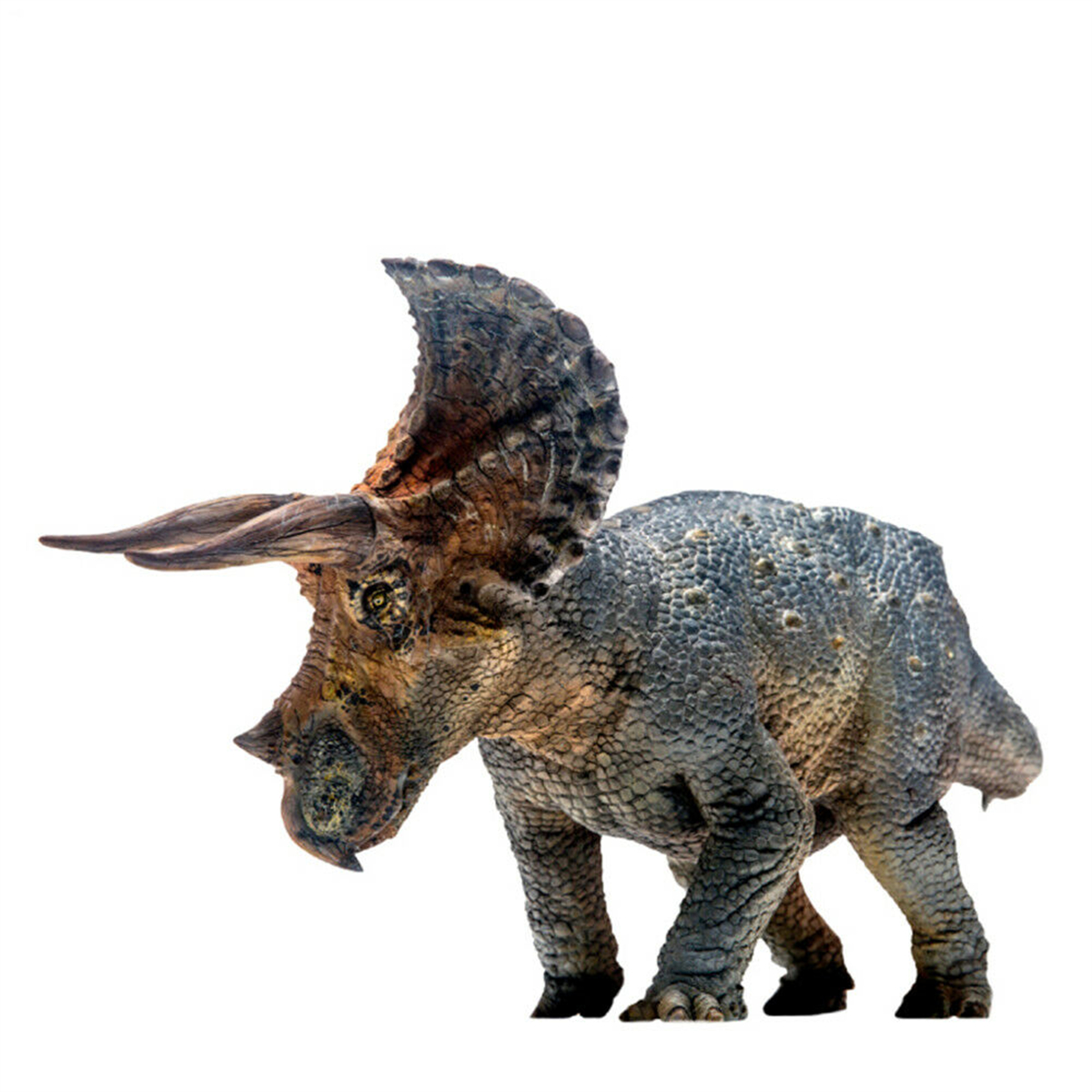 PNSO Triceratops Figure Jurassic Ceratopsidae Dinosaur PVC Realistic Animal Model Toys Figurine Collector Decor Gift Adult PNSO Triceratops Figure Jurassic Ceratopsidae Dinosaur PVC Realistic Animal Model Toys Figurine Collector Decor Gift Adult