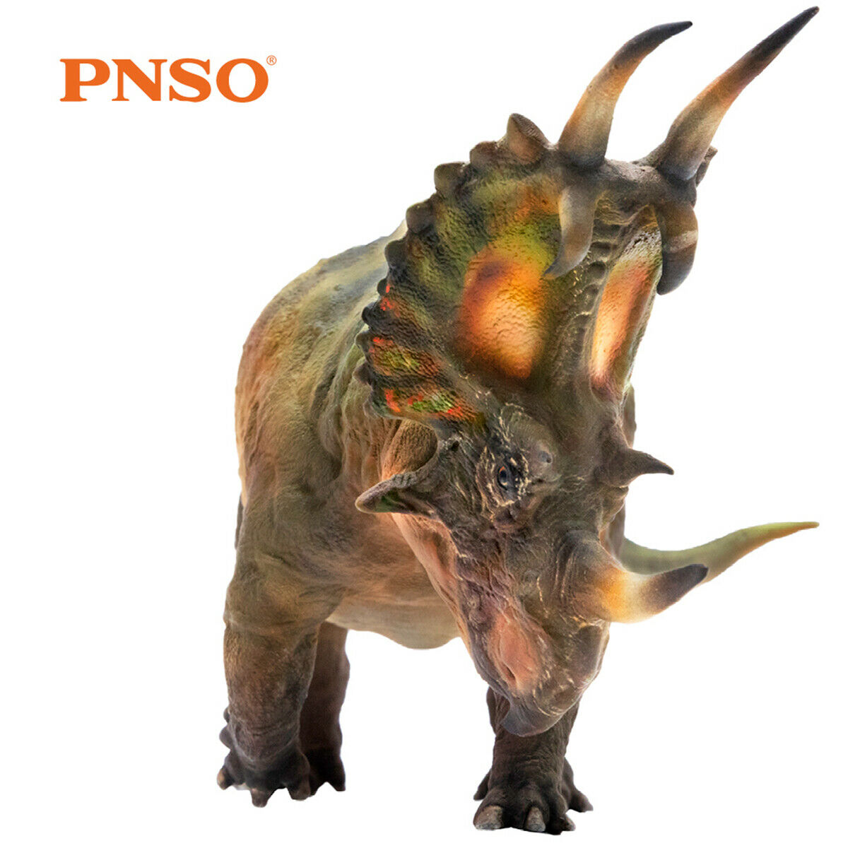 PNSO Spinops Centrosaurus Styracosaurus Ceratopsidae Dinosaur Figure Toy Collector Kids Gift PNSO Spinops Centrosaurus Styracosaurus Ceratopsidae Dinosaur Figure Toy Collector Kids Gift