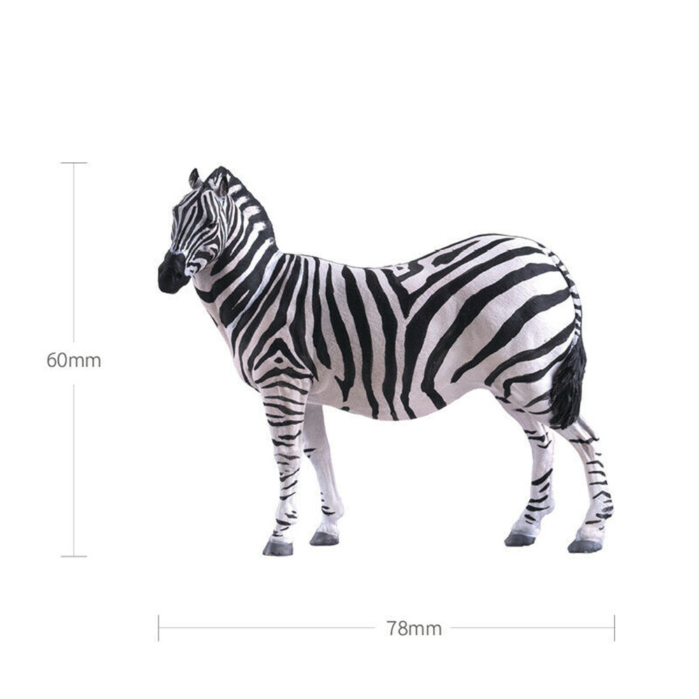 PNSO Africa Animal Figure Lion Cheetah Thomson's Gazelle Wildebeest Zebra Giraffe Elephant Warthog Hippopotamus Chameleon Toy