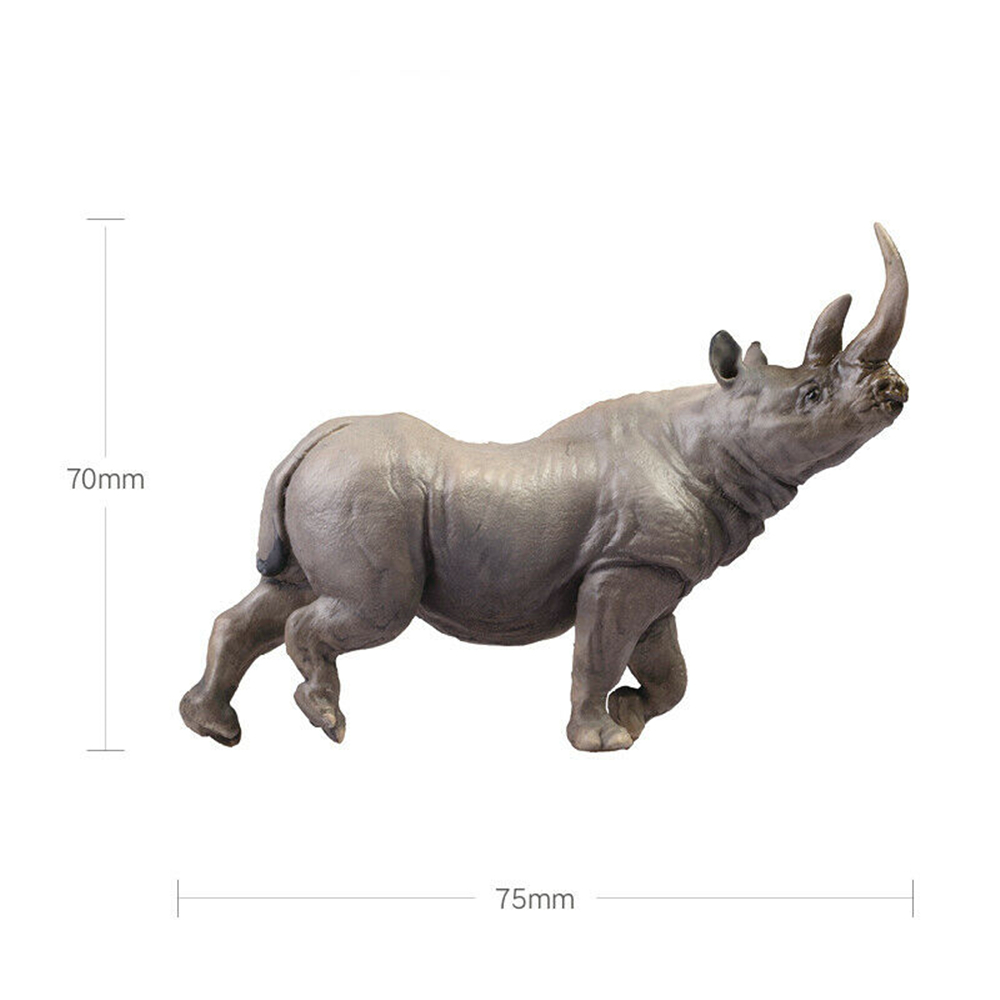 PNSO Africa Animal Figure Lion Cheetah Thomson's Gazelle Wildebeest Zebra Giraffe Elephant Warthog Hippopotamus Chameleon Toy