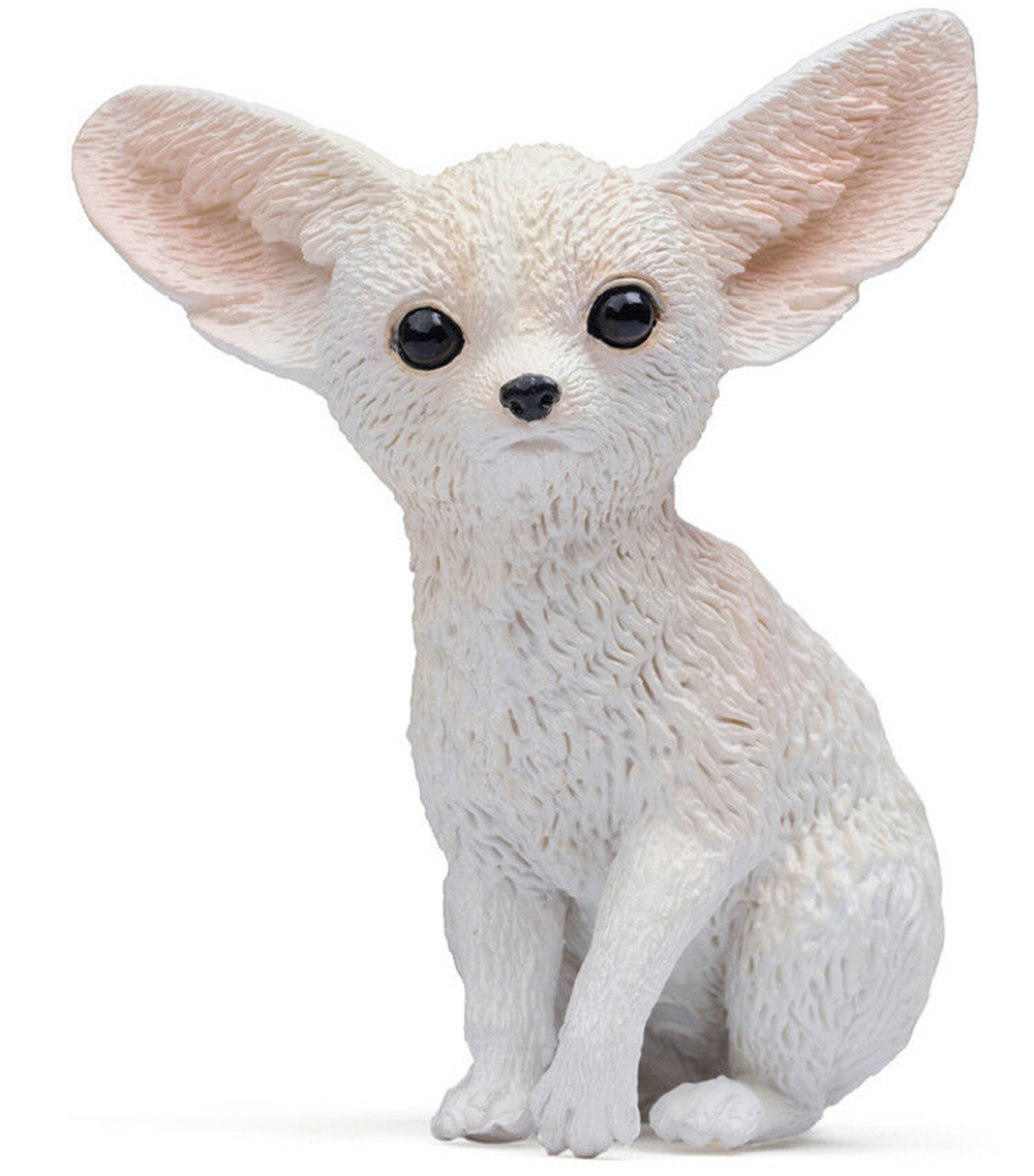 PNSO Pet Animal Hippo Hippopotamus Fennec Fox Rhinoceros White Bear Elephant Figure Model Decoration Collector Toy