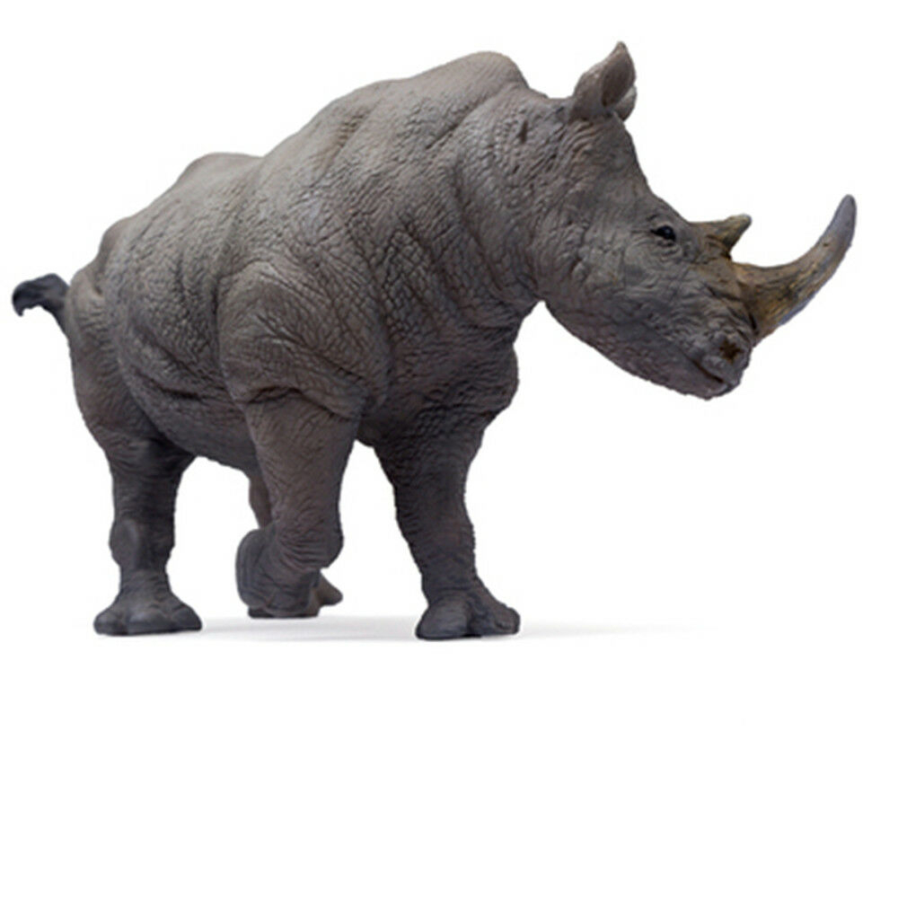 PNSO Pet Animal Hippo Hippopotamus Fennec Fox Rhinoceros White Bear Elephant Figure Model Decoration Collector Toy
