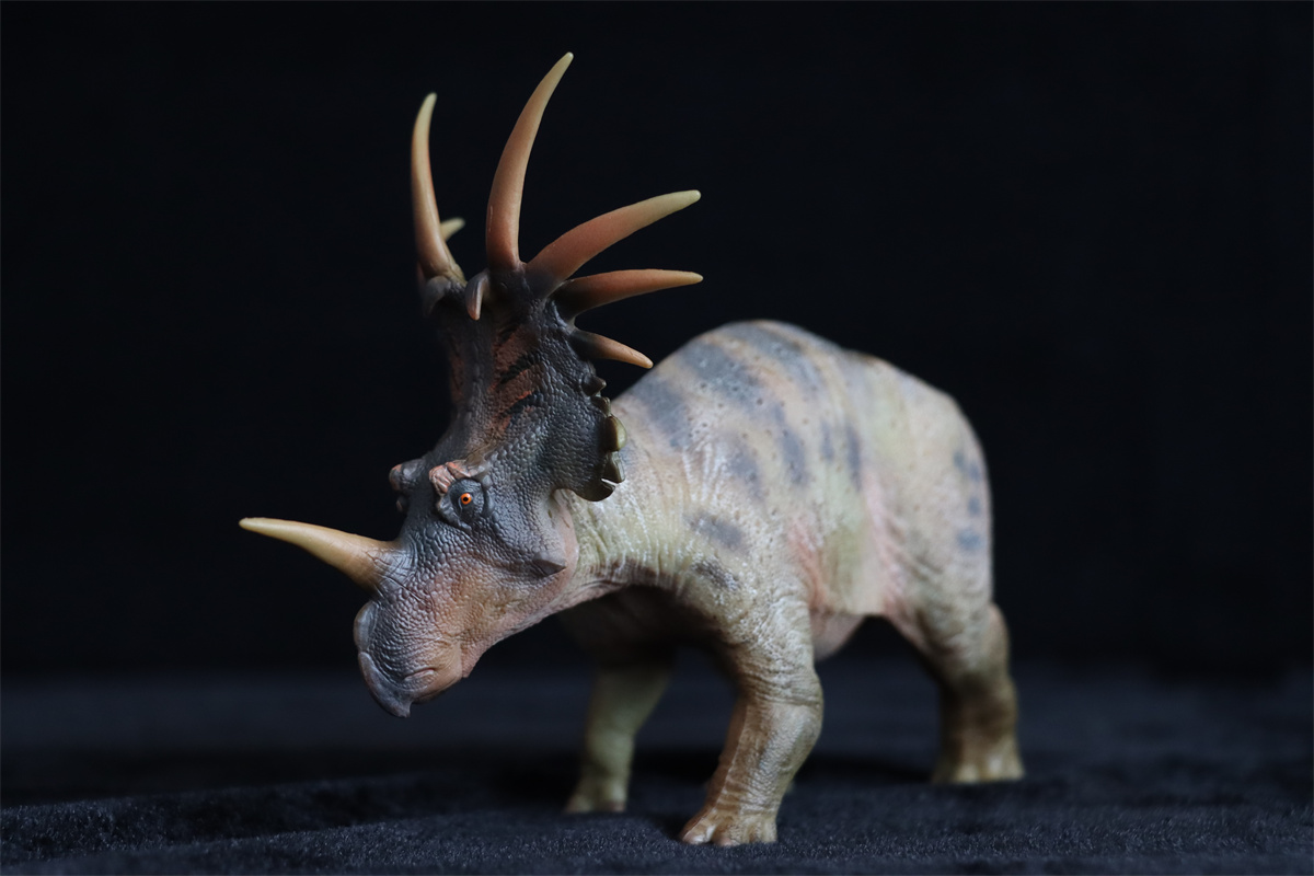 PNSO Styracosaurus Anthony Model Prehistoric Amimal Models Series Dinosaur Art Decor Collector Adult Kids Toy Birthday Gift