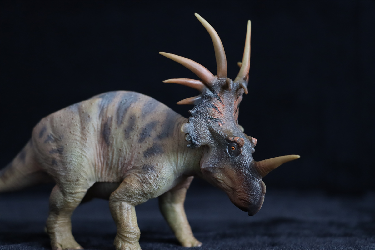 PNSO Styracosaurus Anthony Model Prehistoric Amimal Models Series Dinosaur Art Decor Collector Adult Kids Toy Birthday Gift
