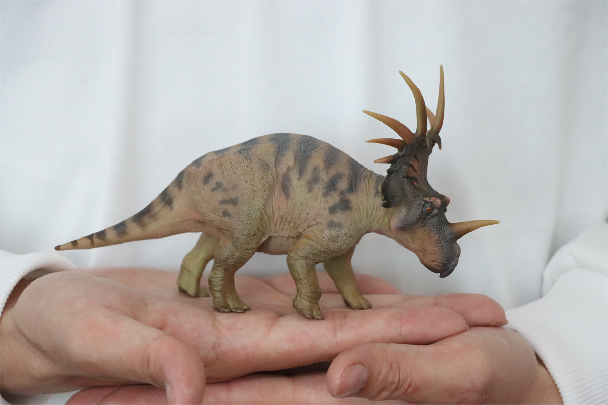 PNSO Styracosaurus Anthony Model Prehistoric Amimal Models Series Dinosaur Art Decor Collector Adult Kids Toy Birthday Gift