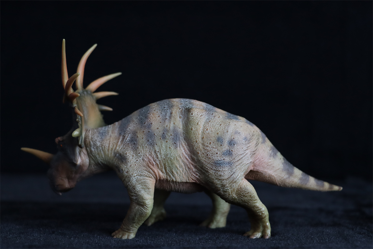 PNSO Styracosaurus Anthony Model Prehistoric Amimal Models Series Dinosaur Art Decor Collector Adult Kids Toy Birthday Gift