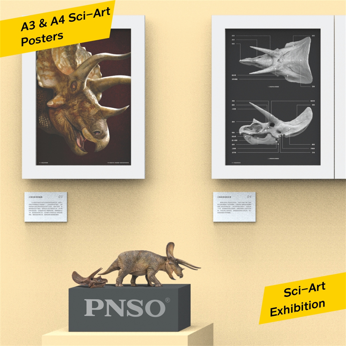 PNSO 1/35 New Triceratops Doyle Model Dinosaur Museums Series Animal Art Decor Collector Adult Kids Toy Christmas Birthday Gift PNSO 1/35 New Triceratops Doyle Model Dinosaur Museums Series Animal Art Decor Collector Adult Kids Toy Christmas Birthday Gift