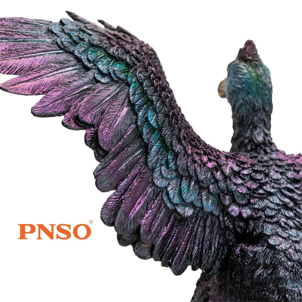 PNSO Microraptor Figure Dromaeosaurus Model Dinosaur Animal Collector Decor Gift Adult Kids Collection Science Toys Home Decor