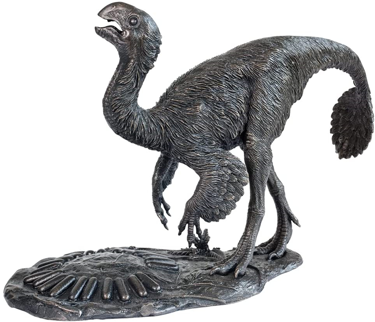 PNSO 1/35 Gigantoraptor Shanshan Bronze Sculpture Limited Version Animal Dinosaur Collector Model Toy Decor Adult Figure Gift