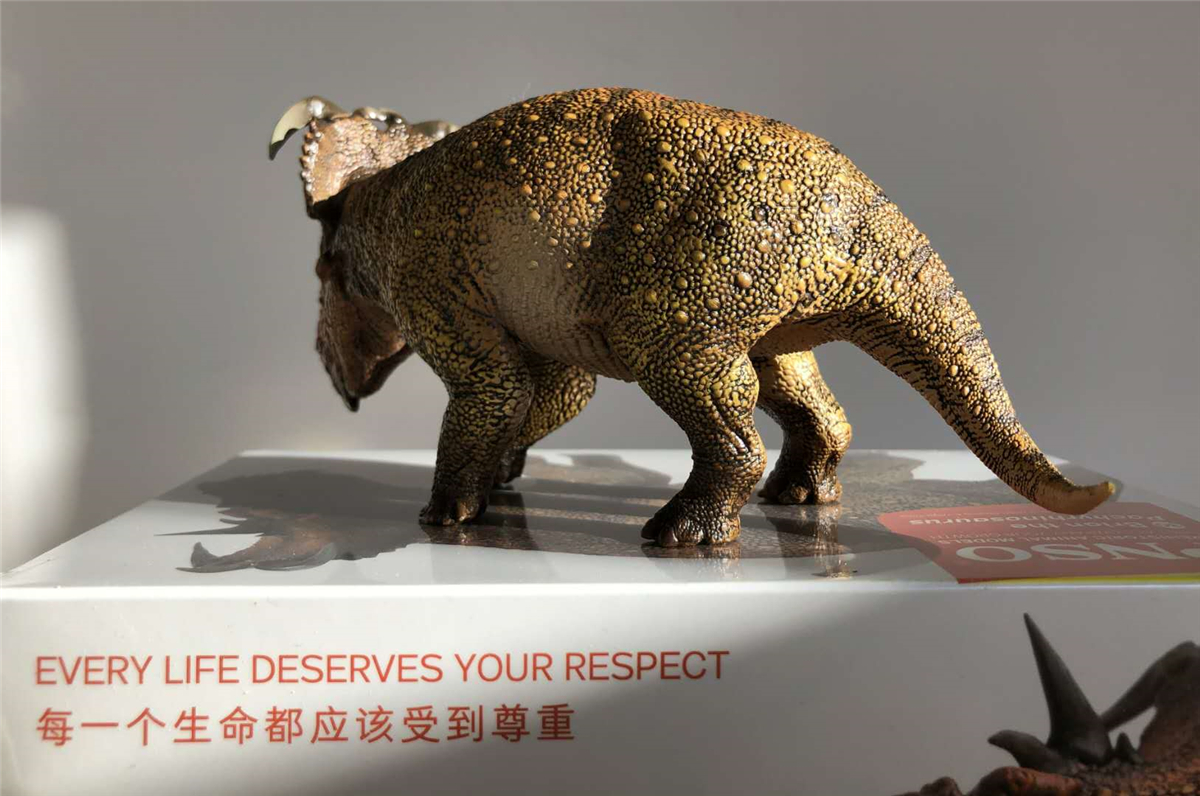 PNSO Pachyrhinosaurus Figure Ceratopsidae Dinosaur Model Collector Animal Adult Kids Triceratops Toy Christmas Birthday Gift PNSO Pachyrhinosaurus Figure Ceratopsidae Dinosaur Model Collector Animal Adult Kids Triceratops Toy Christmas Birthday Gift