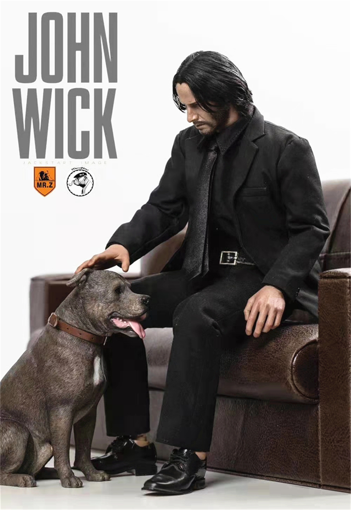 Mr.Z Studio 1:6 American Staffordshire Terrier Dog Pet Healing Figure Canidae Animal Model Toy Collector Desktop Decor Adult Mr.Z Studio 1:6 American Staffordshire Terrier Dog Pet Healing Figure Canidae Animal Model Toy Collector Desktop Decor Adult