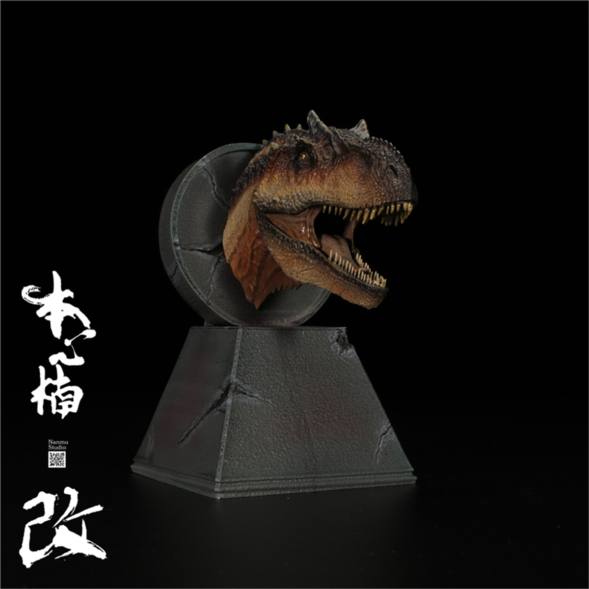 Nanmu Dinosaur Head Statue Carnotaurus Spinosaurus Velociraptor Mosasaurus Allosaurus Tyrannosaurus Rex Model Dinosaur Figure Nanmu Dinosaur Head Statue Carnotaurus Spinosaurus Velociraptor Mosasaurus Allosaurus Tyrannosaurus Rex Model Dinosaur Figure