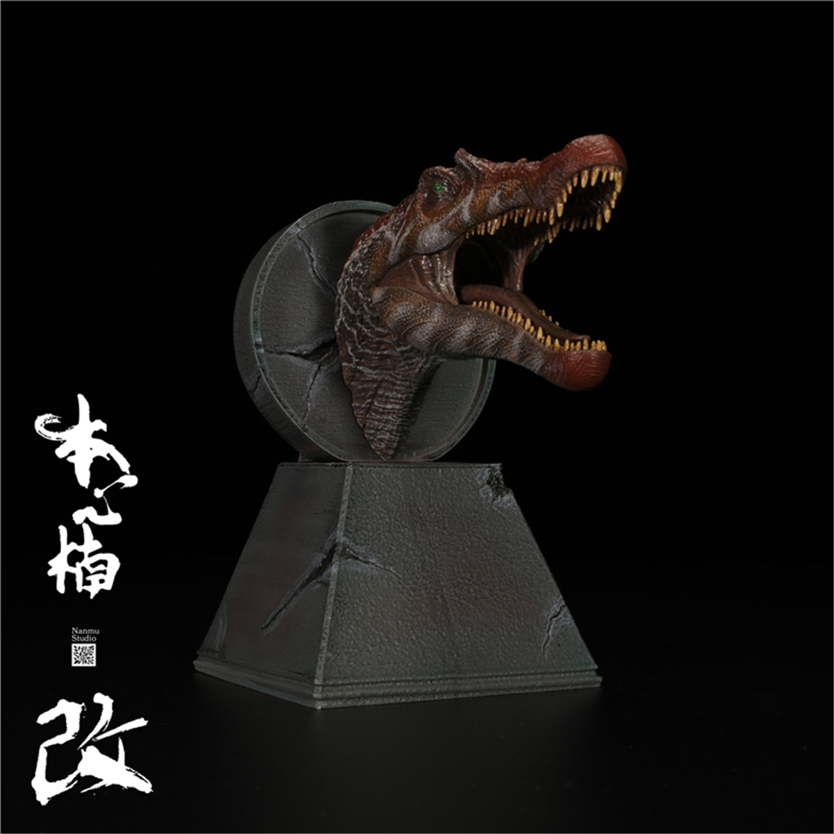Nanmu Dinosaur Head Statue Carnotaurus Spinosaurus Velociraptor Mosasaurus Allosaurus Tyrannosaurus Rex Model Dinosaur Figure Nanmu Dinosaur Head Statue Carnotaurus Spinosaurus Velociraptor Mosasaurus Allosaurus Tyrannosaurus Rex Model Dinosaur Figure