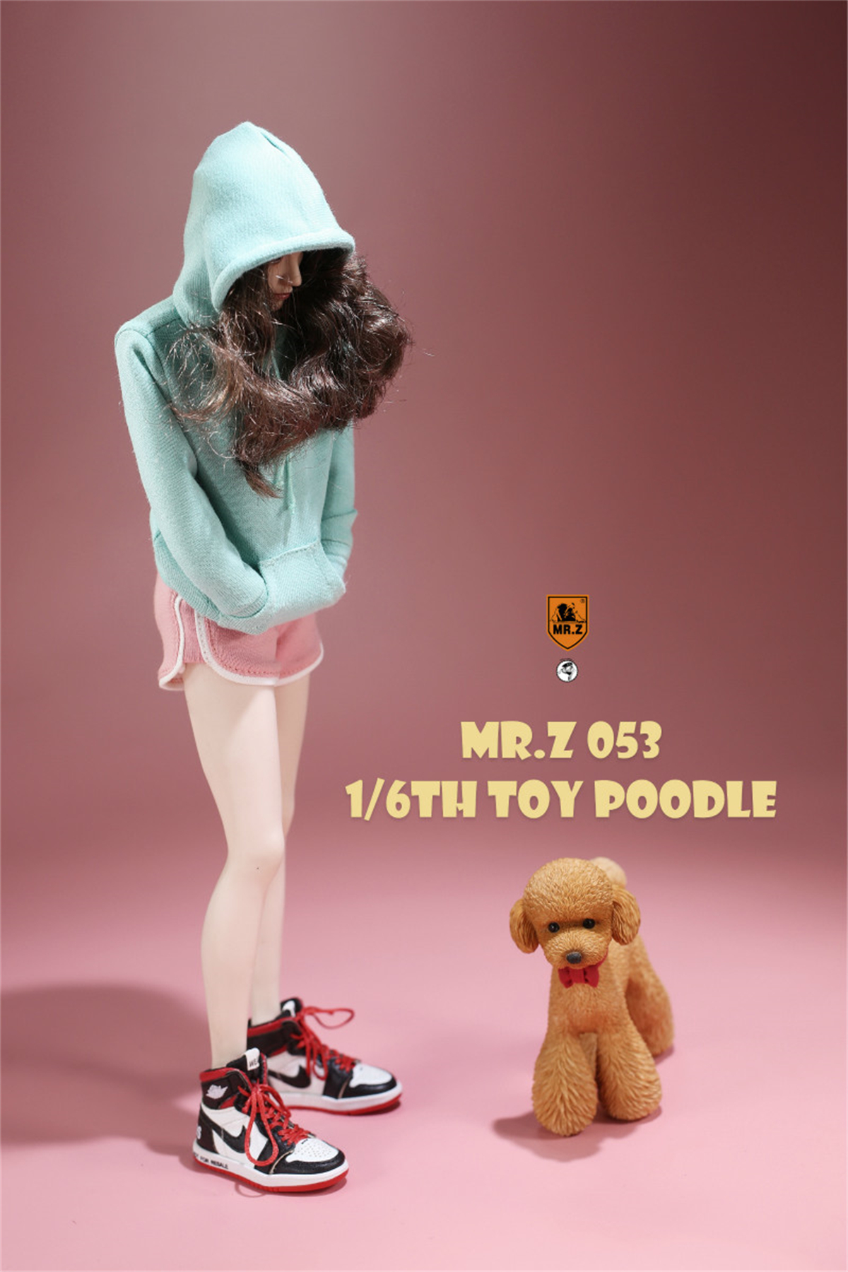 Mr.Z Studio 1:6 Cute Toy Poodle Dog Pet Figure Canidae Animal Model Toys Collector Gift Simulation Teddy Desk Decoration Mini Mr.Z Studio 1:6 Cute Toy Poodle Dog Pet Figure Canidae Animal Model Toys Collector Gift Simulation Teddy Desk Decoration Mini